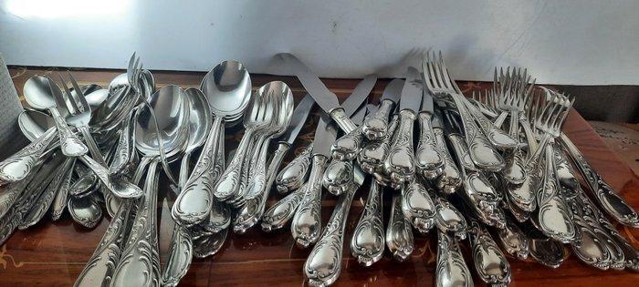 Bestekset voor 12 personen (84) - ROSTFREI SOLINGEN zilver, Antiek en Kunst, Antiek | Meubels | Tafels