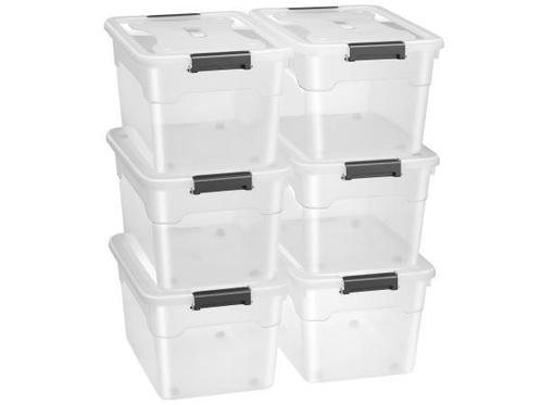 Veiling - Opbergdoos / Opslagbox 45 L - Kunststof - 6-Delig, Huis en Inrichting, Overige Huis en Inrichting