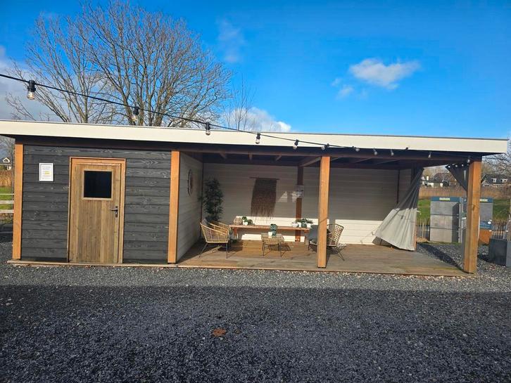 Douglas overkapping Westwood Holland – 900 x 300 cm, Tuin en Terras, Overkappingen, Gebruikt, Ophalen