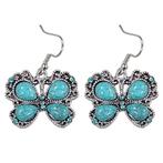 Fako Bijoux® - Oorbellen - Tibetaanse Stijl - Turquoise -, Verzenden, Nieuw