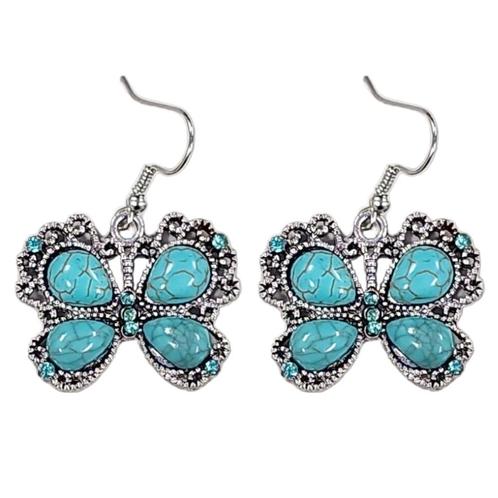 Fako Bijoux® - Oorbellen - Tibetaanse Stijl - Turquoise -, Sieraden, Tassen en Uiterlijk, Oorbellen, Verzenden