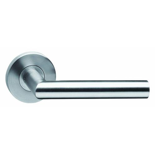 Intersteel Deurkruk Jura hoek 90° op rozet EN1906/4 - RVS, Doe-het-zelf en Verbouw, Hang- en Sluitwerk, Nieuw, Verzenden