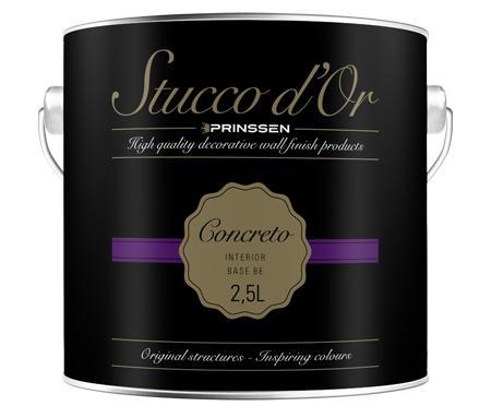 Stucco dOr Concreto 2,5 liter, Doe-het-zelf en Verbouw, Verf, Beits en Lak, Nieuw, Ophalen of Verzenden