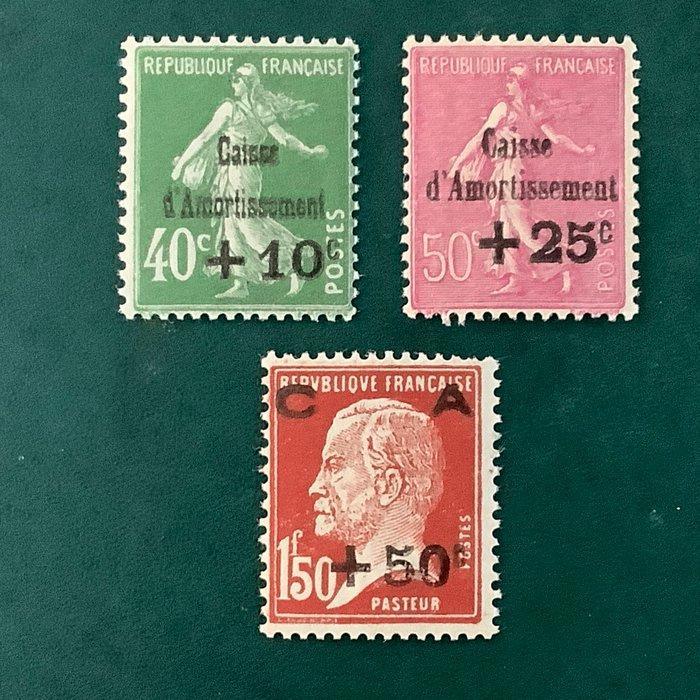 Frankrijk 1929 - Caisse D’amortissement III - Yvert 253/255, Postzegels en Munten, Postzegels | Europa | Frankrijk