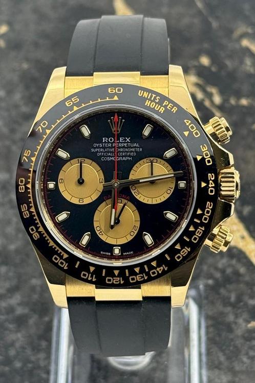 Rolex Daytona Paul Newman - 116518LN - Geelgoud, Sieraden, Tassen en Uiterlijk, Horloges | Heren, Overige materialen, Zo goed als nieuw