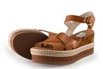 Kanna sandalen in maat 38 Cognac | 25% korting, Kleding | Dames, Overige kleuren, Verzenden, Sandalen of Muiltjes, Zo goed als nieuw