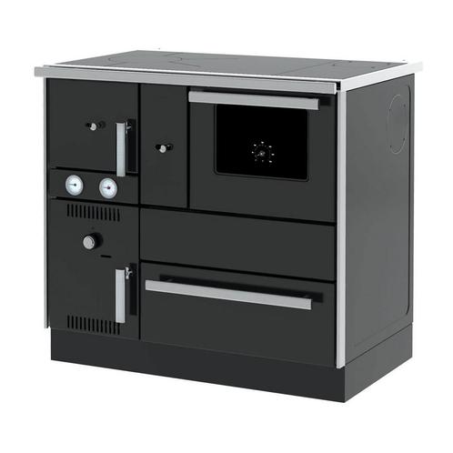 Alfa Term 27 (27 kW) CV houtkachel fornuis Antraciet, Doe-het-zelf en Verbouw, Geisers en Boilers, Verzenden