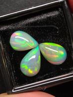 4.83 tcw Natural White Opal Cabochon- 0.97 g - (3)