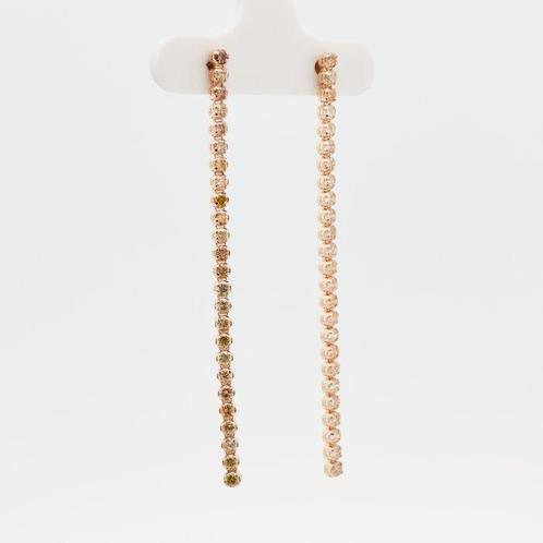 Zonder Minimumprijs - Oorbellen 14 kt. - 1.65ct. tw. Diamant, Sieraden, Tassen en Uiterlijk, Oorbellen