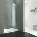 Nisdeur Sanilux Fleur met schuifdeur 8mm EasyClean, Ophalen of Verzenden, Nieuw, Chroom, Douche