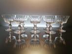 Val Saint Lambert - Champagneglas (8) - Champagne glasses, Antiek en Kunst, Antiek | Glas en Kristal