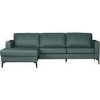 Leren hoekbank Match - 2.5-zits arm rechts + Longchair arm, Huis en Inrichting, Banken | Bankstellen, 250 tot 300 cm, Bohemian, Industrieel, Modern, Scandinavisch