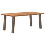 vidaXL Eettafel rechthoekig 180x100x74 cm massief eikenhout, Huis en Inrichting, Verzenden, Nieuw