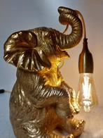 Beeld, olifant met lamp - 44 cm - polyresin, Antiek en Kunst