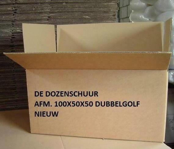 Extra grote Verhuisdozen  Verzenddozen  incl. 21% BTW, Doe-het-zelf en Verbouw, Kratten en Dozen, 100 cm of meer, Opvouwbaar, Nieuw