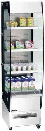 Wandvitrine met wielen - 220 Liter - RVS - LED verlichting, Verzenden, Nieuw in verpakking