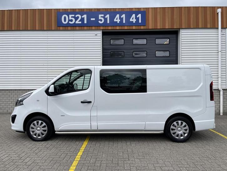 Opel - Vivaro - Bestelbus dubbele cabine - 1.6 CDTI 125pk, Auto's, Bestelauto's, Handgeschakeld, Diesel, Wit, Opel, Ophalen of Verzenden