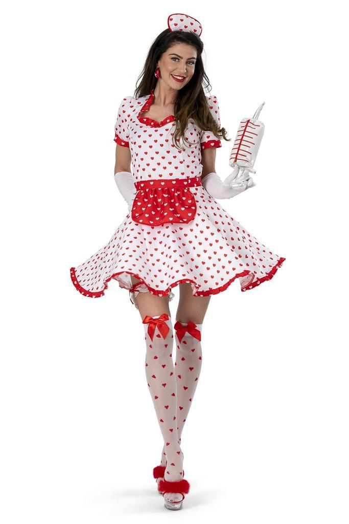 Verpleegster Outfit Hartjes Nathalie, Kleding | Dames, Carnavalskleding en Feestkleding, Nieuw, Ophalen of Verzenden