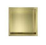 Mat goud RVS Inbouwnis 30x30x10cm, Verzenden, Nieuw