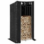 vidaXL Haardhoutrek met regenhoes 150x80x200 cm, Huis en Inrichting, Haarden, Verzenden, Nieuw