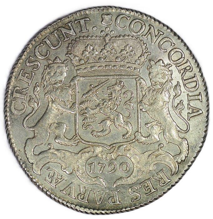 Nederland, Utrecht Zilveren Rijder with crescent countermark, Postzegels en Munten, Munten | Nederland