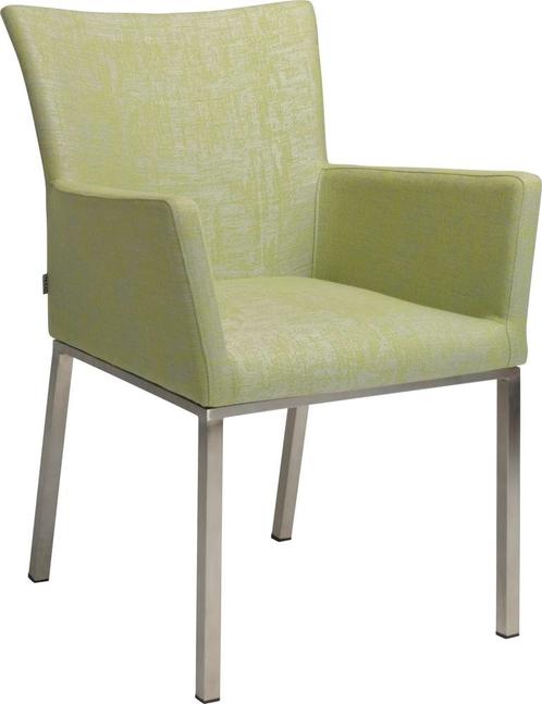 Stern nArtus Stoel Roestvrij Staal met Bekleding - zilver, Tuin en Terras, Tuinstoelen, Ophalen of Verzenden