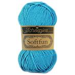 Scheepjes Softfun - 2511 aquablauw - Katoen/Acryl Garen, Hobby en Vrije tijd, Breien en Haken, Ophalen of Verzenden, Nieuw