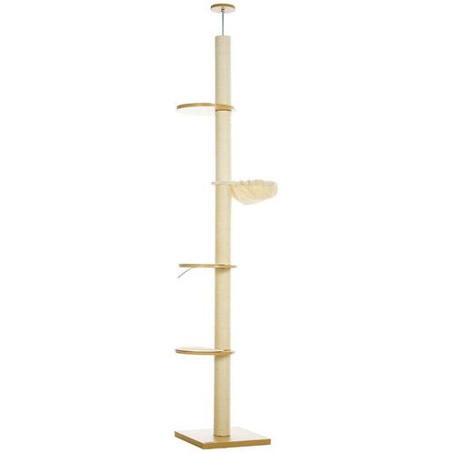 TRUUSK Krabpaal, Plafondhoge Kattenkrabpaal, 230-250 Cm, Kli, Dieren en Toebehoren, Katten-accessoires, Nieuw, Verzenden