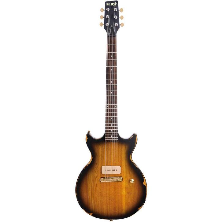 Slick Guitars SL59 Sunburst elektrische gitaar, Muziek en Instrumenten, Snaarinstrumenten | Gitaren | Elektrisch, Verzenden