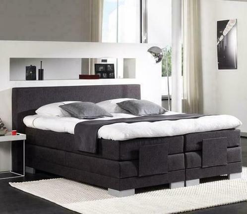 Boxspring Electrisch President 160 x 210 Washington Brown, Huis en Inrichting, Slaapkamer | Boxsprings, 160 cm, 210 cm, Wit, Crème