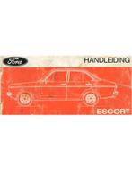 1975 FORD ESCORT INSTRUCTIEBOEKJE NEDERLANDS, Auto diversen, Handleidingen en Instructieboekjes