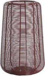 2dekans | Light & Living windlicht ADETA glans bordeaux met, Ophalen of Verzenden, Zo goed als nieuw