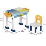 6 in 1 bouwsteentafel Activiteitstafelset Bouwsteentafel Spe