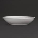 Witte ronde borden porselein 20,5 cm (stuks 6), Verzenden