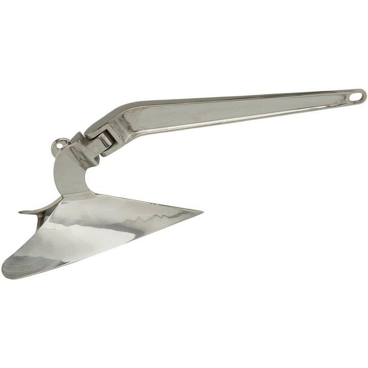 7kg Ploegschaaranker Rvs, Watersport en Boten, Bootonderdelen, Ophalen of Verzenden