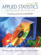 9780134888019 Applied Statistics for Engineers and Scient..., Verzenden, Zo goed als nieuw, David Levine