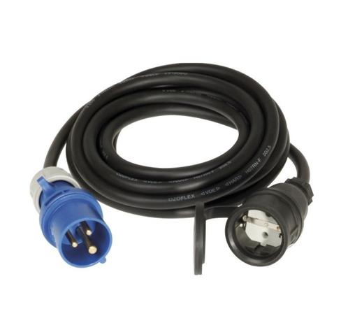 Verloopkabel CEE / Contrastekker 1,5m - 230V, Caravans en Kamperen, Kampeeraccessoires, Nieuw
