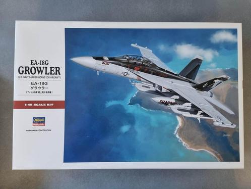 Hasegawa 07252 EA-18G Growler 1:48, Hobby en Vrije tijd, Modelbouw | Vliegtuigen en Helikopters, Hasegawa, Verzenden