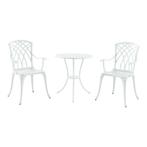 Bistroset Vena tuinset 3-delig wit casa.pro, Tuin en Terras, Verzenden, Nieuw
