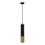 Langwerpige hanglamp 29CM | Zwart met Goud | GU10 fitting, Huis en Inrichting, Lampen | Hanglampen, Nieuw, Ophalen of Verzenden