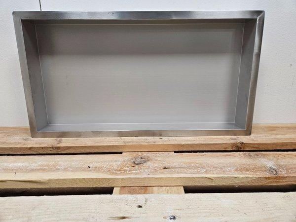 Inbouwnis Salo 30 x 60 x 7 cm geborsteld RVS B-keus, Doe-het-zelf en Verbouw, Sanitair, Overige typen, Nieuw, Rvs, Ophalen of Verzenden