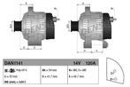 Dynamo / Alternator FIAT GRANDE PUNTO (1.3 D Multijet), Auto-onderdelen, Ophalen of Verzenden, Nieuw