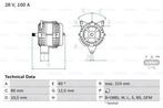 Dynamo / Alternator MERCEDES-BENZ G-KLASSE (G 280 CDI,G 3..., Auto-onderdelen, Nieuw, Ophalen of Verzenden