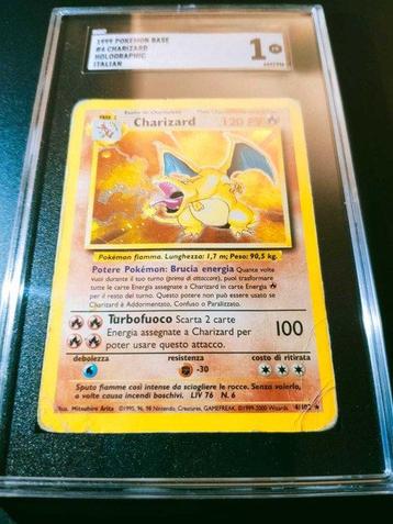 Pokémon - 1 Graded card - Charizard 4/102 Holo - SGC 1 beschikbaar voor biedingen