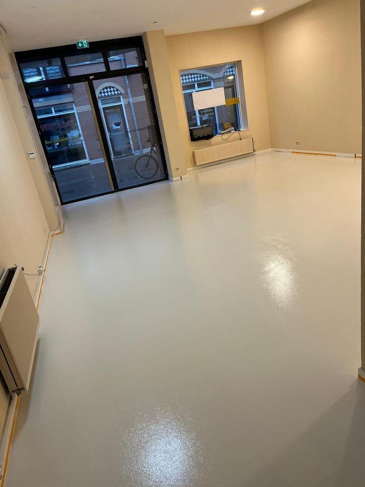 80m2(13,5kg 2K Epoxy Garagevloer coating TIJDELIJK 6 Kleuren, Doe-het-zelf en Verbouw, Verf, Beits en Lak, 5 tot 10 liter, Grijs
