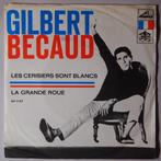 Gilbert Bécaud - Les cerisiers sont blanc - Single, Cd's en Dvd's, Gebruikt, 7 inch, Pop, Single