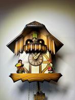 Muzikale koekoeksklok - Hout, Messing - 1970-1980, Antiek en Kunst, Antiek | Klokken