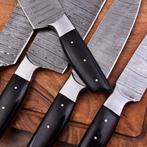 Keukenmes - Chefs knife - gevouwen staal, zwart G-10 -