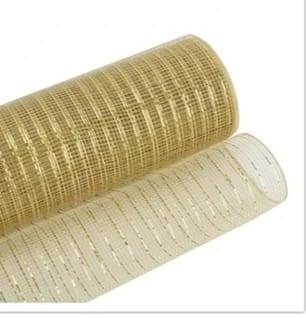Decomesh miranda deco mesh metalic voor kransen en inpakken, Hobby en Vrije tijd, Knutselen, Nieuw, Ophalen of Verzenden