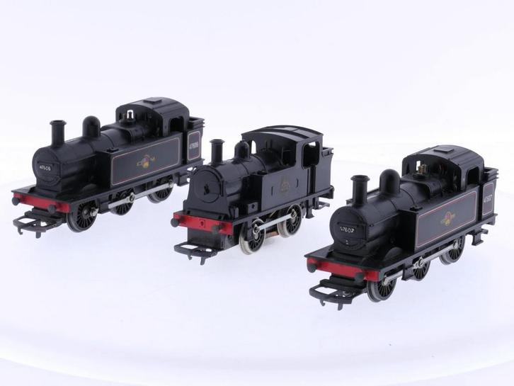 Schaal 00 Tri-ang R.52S en R359 set van 3 stoomlocomotiev..., Hobby en Vrije tijd, Modeltreinen | Overige schalen, Gelijkstroom